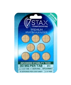 Premium 7-OH Kratom Alkaloid Tablets (240mg – 8 Count)